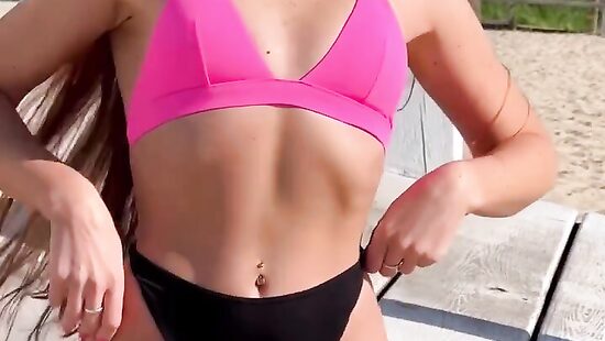 On the beach